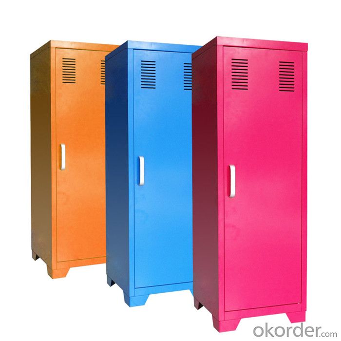 One Door Steel Locker with Air Vent Colorful Steel Furniture CMAX-SL01