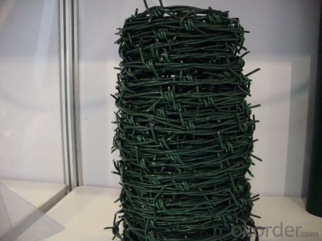 Anping Factory High Quality PVC Coated Barbed Wire with Lowerprice