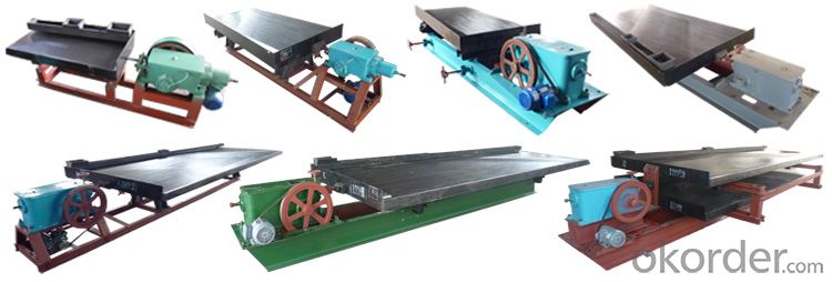 6-S series Gravity Shaking Table, Table Concentrator