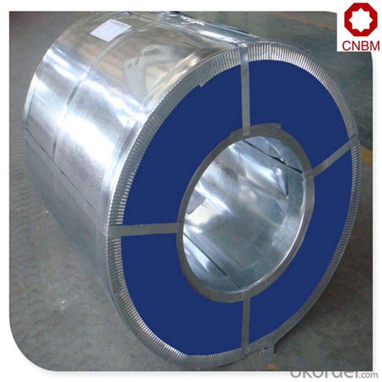 Coil of steel hot dipped zinc coating Dx51d z100