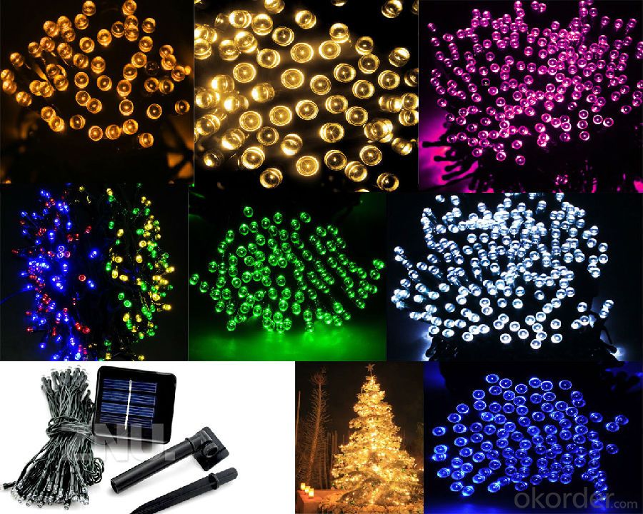 Solar LED String Lights 10M 100 Waterproof outdoor Christmans tree
