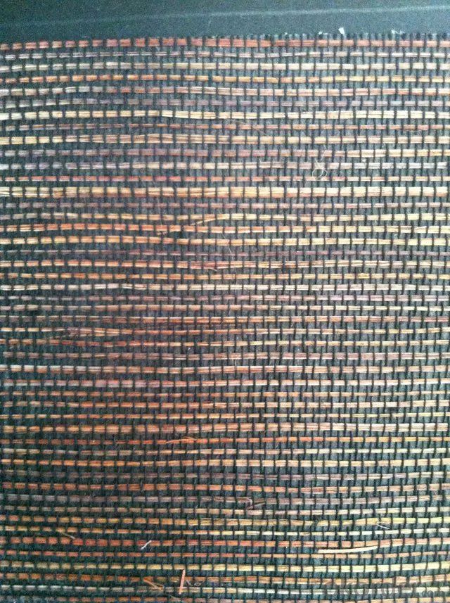 Grass Wallpaper Retro Natural Grass Cloth Stripes Coffee Shop Wallpaper Wholesale