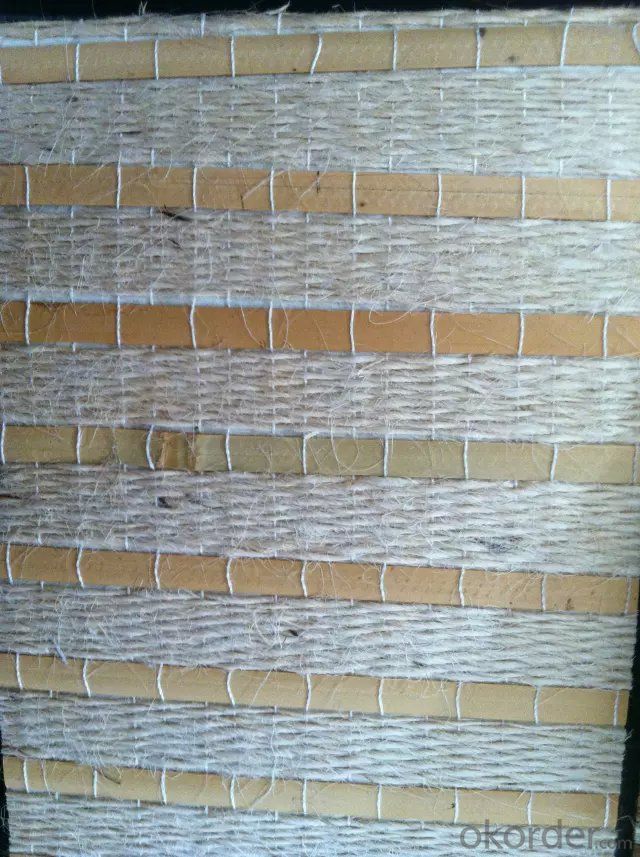 Grass Wallpaper Retro Natural Grass Cloth Stripes Coffee Shop Wallpaper Wholesale