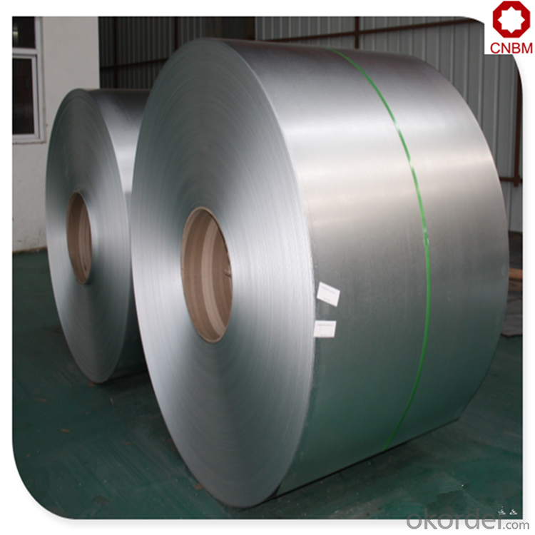 Standard steel coil sizes galvanized by hot dipped