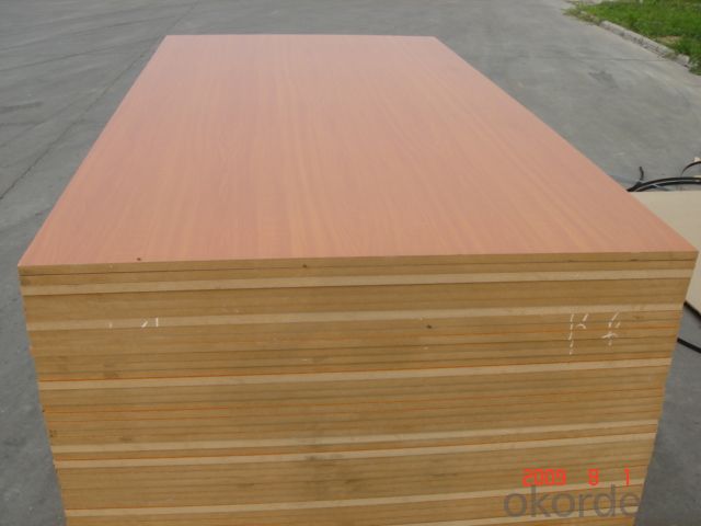Melamine Faced Texture MDF Wood Board