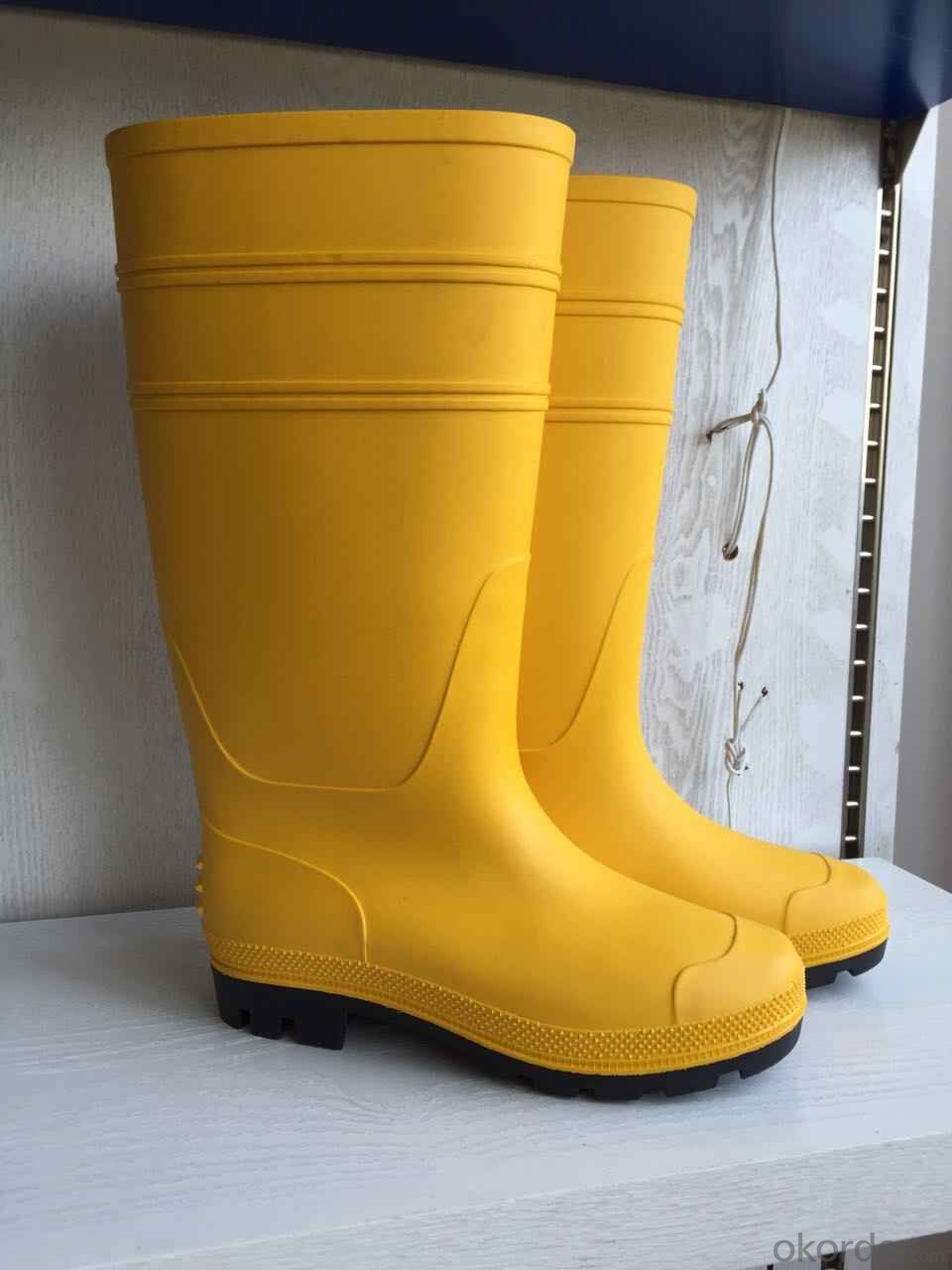 PVC Steel Toe Safety Boots Safety Work Boots