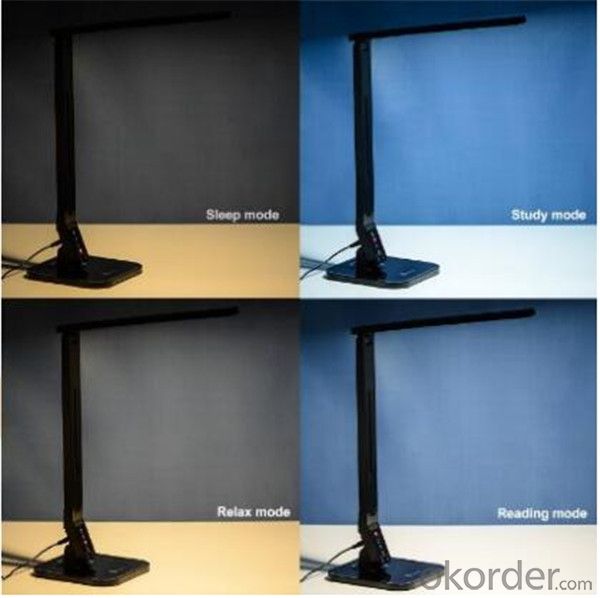 LED Desk Lamp  4 Lighting Modes Reading Studying 5-Level Dimmer, Touch-Sensitive Control Panel