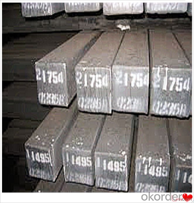 Converter Continuous Casting Square Steel Billet Q235 Q275 Q345 for Construction