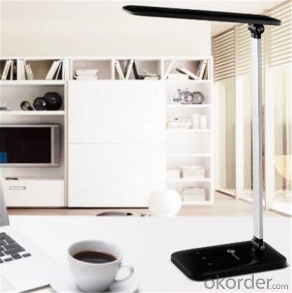 LED Desk Lamp Dimmable with Glossy White