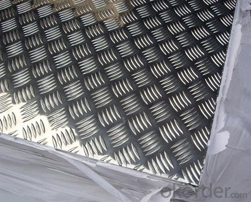 Embossed Aluminium Sheet 5 Bars Treading Plate