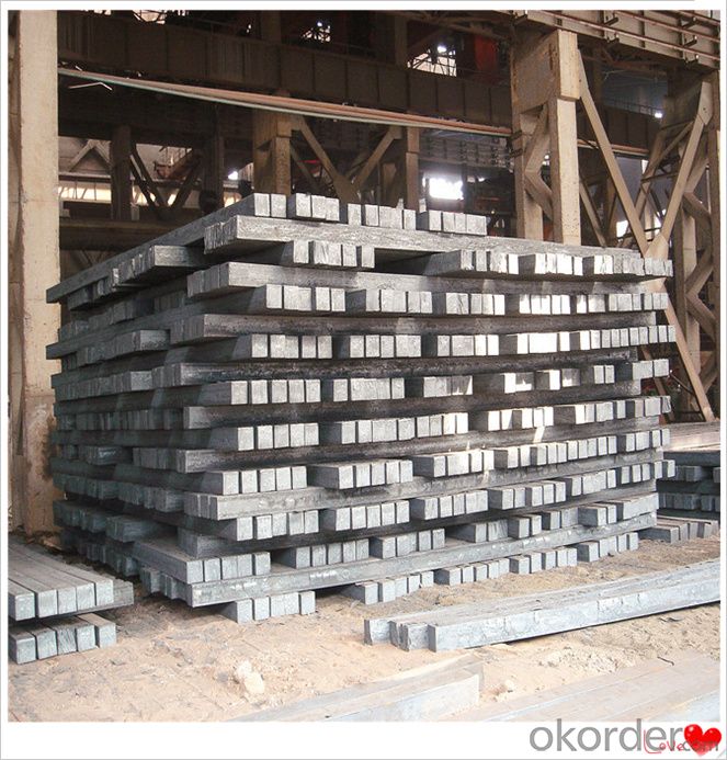 Converter Continuous Casting Square Steel Billet Q235 Q275 Q345 for Construction