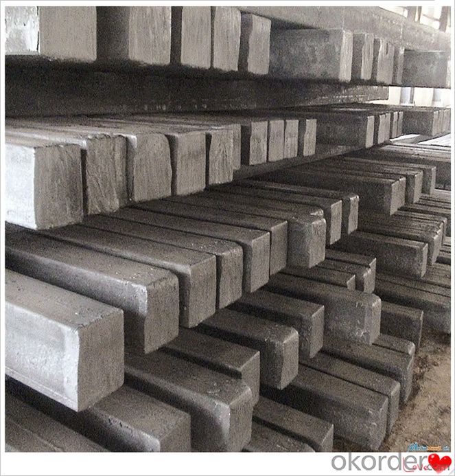 Converter Continuous Casting Square Steel Billet Q235 Q275 Q345 for Construction