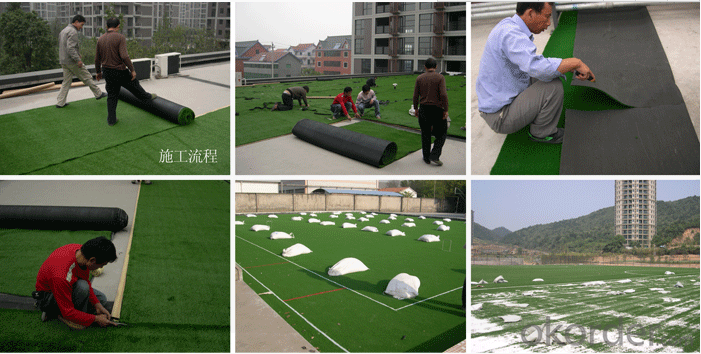 Natural Green Artificial Grass for Landscaping Like Garden