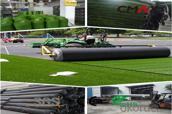 Artificial Grass for Sports Colorful Fire Resistant
