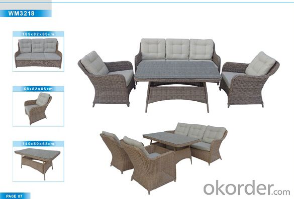 Outdoor Furniture Rattan Sofa CMAX-WRA1054