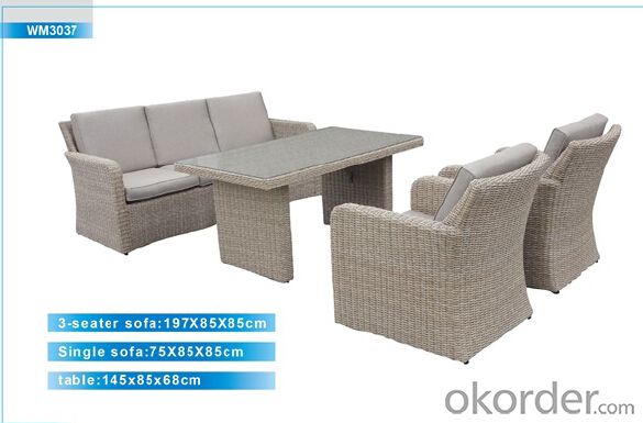 Outdoor Furniture Rattan Sofa CMAX-WM3037