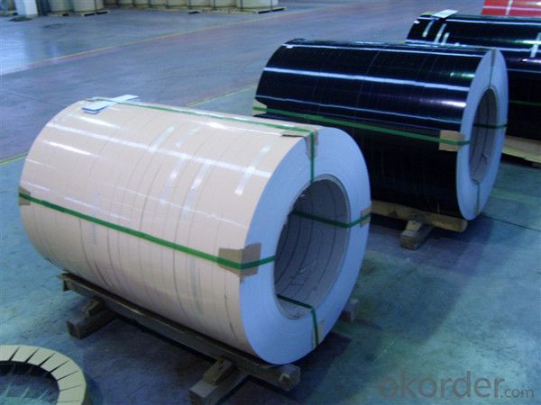 Coated steel coil with galvanized and color from china suppiler