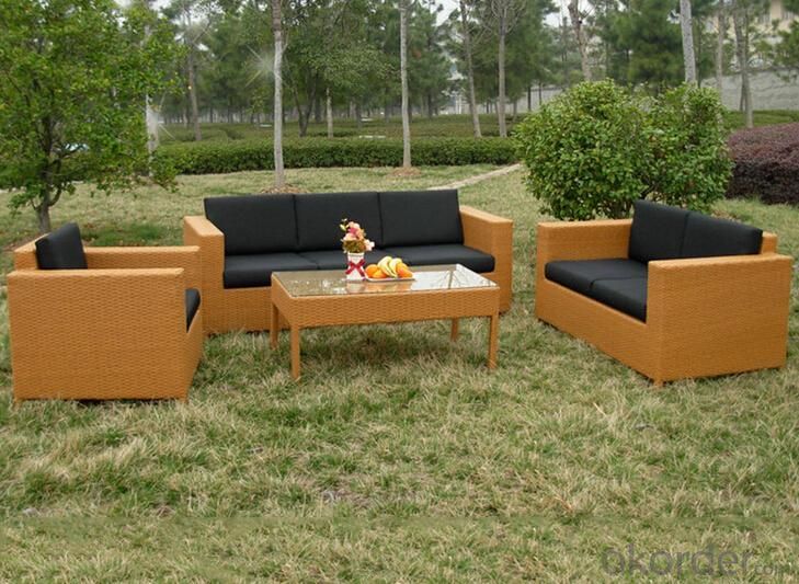 Outdoor PE Wicker/Rattan Sofa CMAX-YHA050