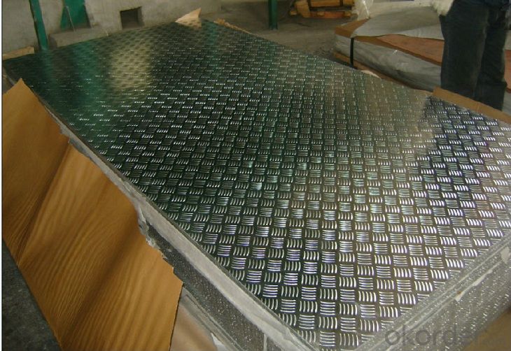 Aluminium Stair Checker Plate 3003 H14 Thickness 2.5mm