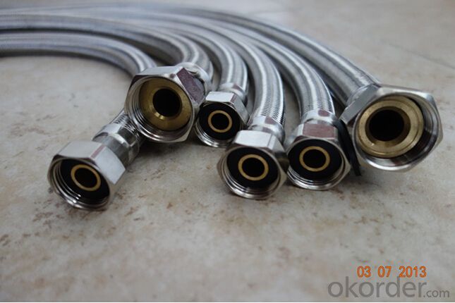 Stainless Steel Braid Hose with 1/3'' Fittings