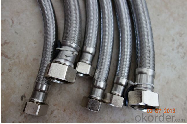 Stainless Steel Braid Hose with 1/3'' Fittings