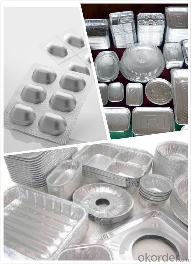 Alumium household foil silver aluminum foil FOR FOOD