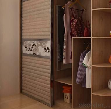 Wooden Wardrobe Cabinet Closet Sliding Doors