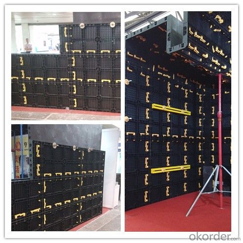 Easy Removal Plastic Formwork System - Wall Formwork