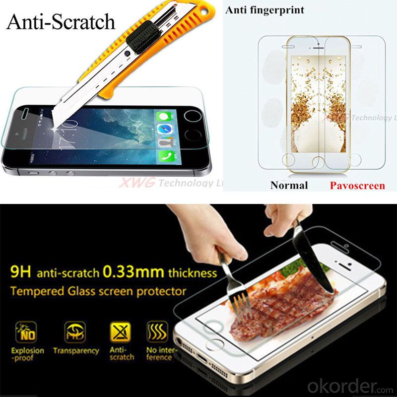 Tempered Glass Screen Protector Film for Samsung Note 3 Screen Guard