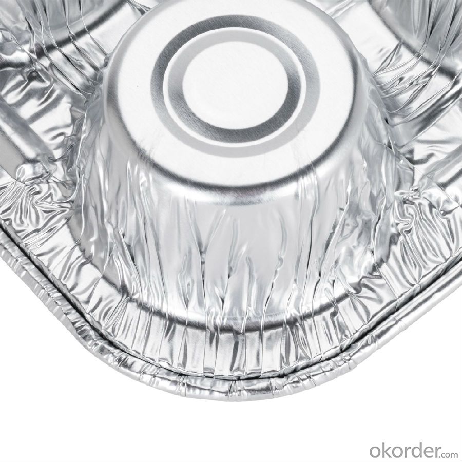 Aluminum foils container - pie pan container foil FOR FOOD 8011