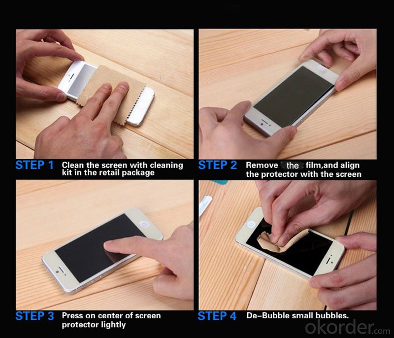 Explosion Proof Tempered Glass Screen Protective Film for Apple Iphone 4 4s