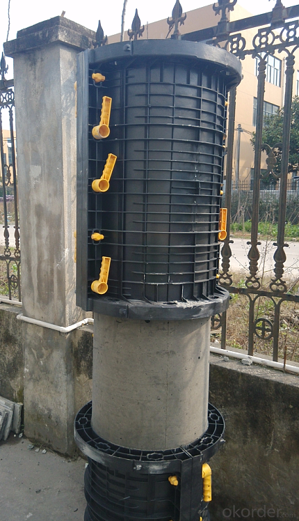 Long Using Plastic Formworks for Column-more than 100 Times