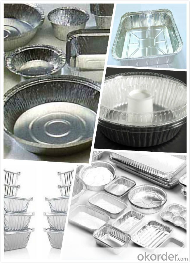 Household food packaging aluminium foil aluminium container for food foil
