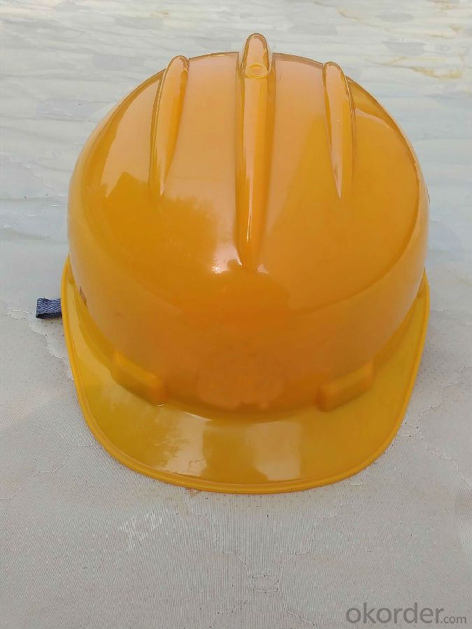 Industrial Safety Hat with Rain Gutter and Chin Strip CE EN397