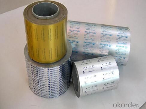 Aluminium Foil AA1235 AA8011 for Pharma Packaging