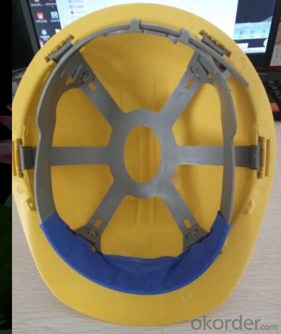 CE Certificate HDPE Or ABS Material Construction Safety Hat