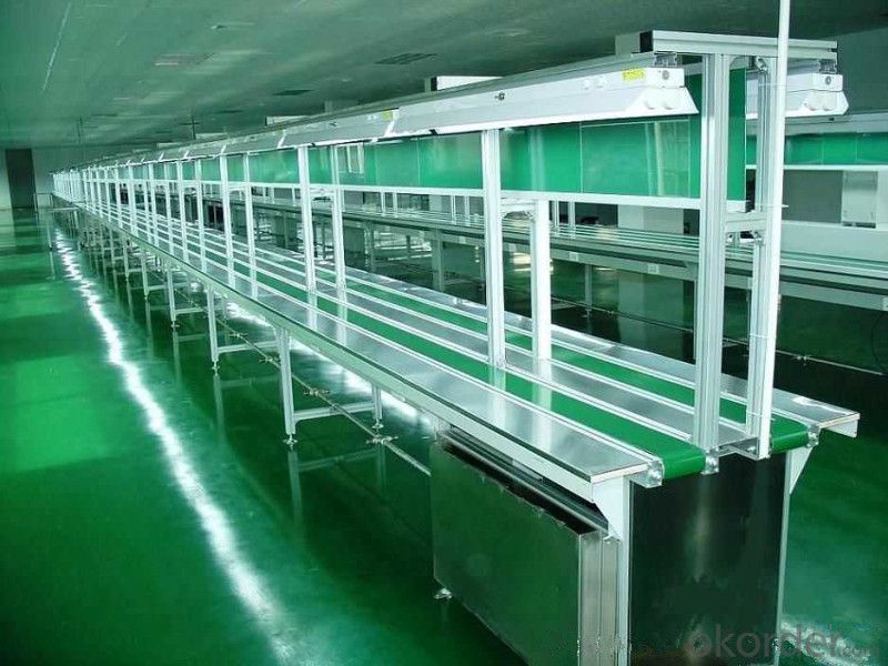 Green White Color PVC & PU Conveyor Belt for Food Industry