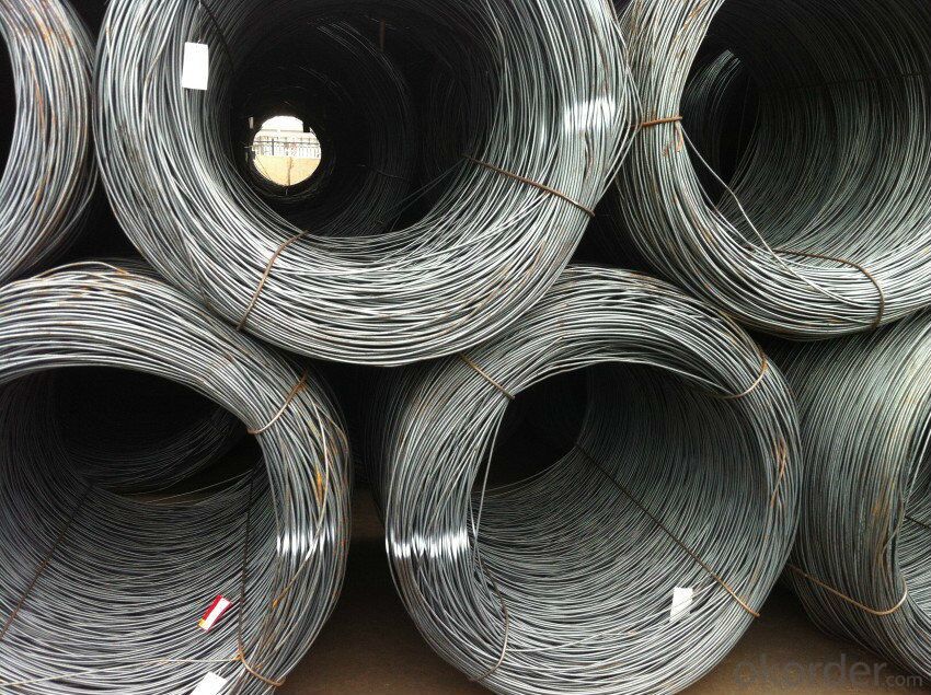 Supply 6.5mm steel wire rod in coils with grade A quality
