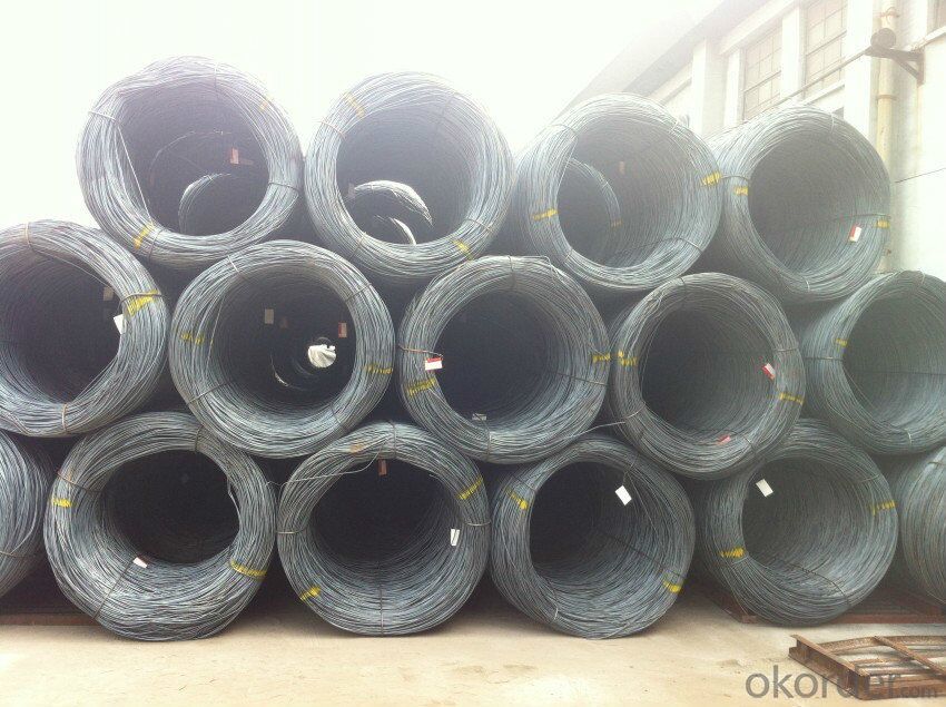 Supply 6.5mm steel wire rod in coils with grade A quality