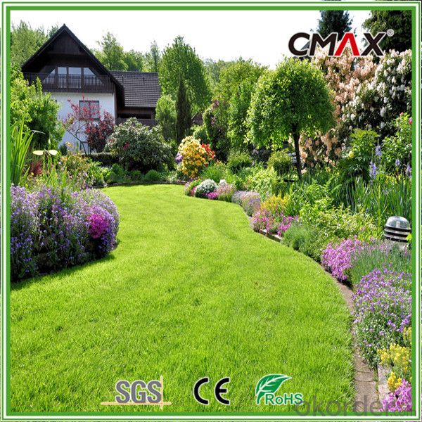Landscape Garden Artificial Grass Turf With Rock Bottom Price