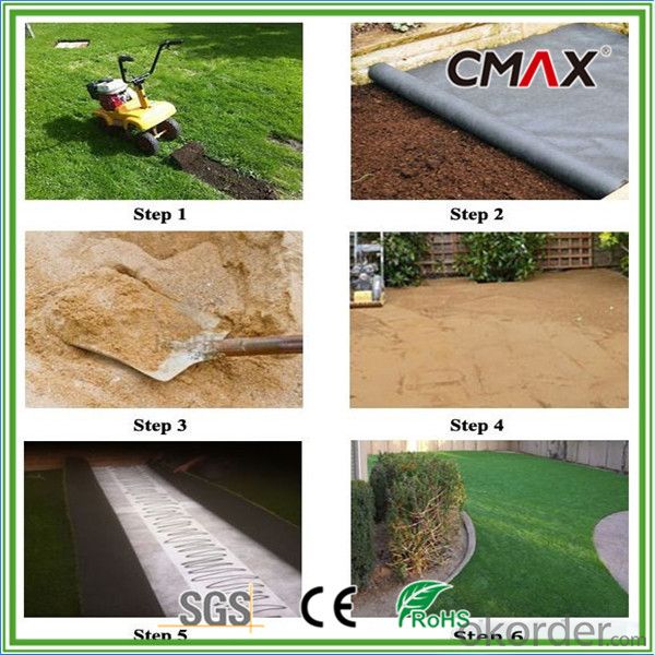 Artificial Grass Outdoor Green Landscape Made in China for residential