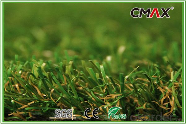25mm Height Kindergarten Grass with PE straight /PP curled Monofilament yarn