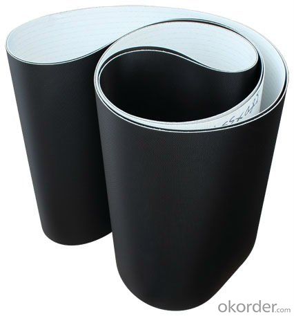 Black 1.8mm PVC Treadmill Conveyor Belt PVC Running Belt