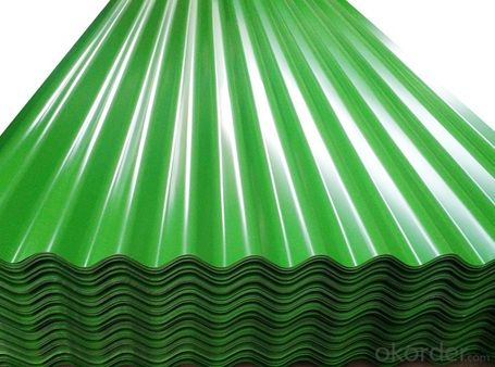 Premium Green Colored Corrugated Roofing Metal Sheet