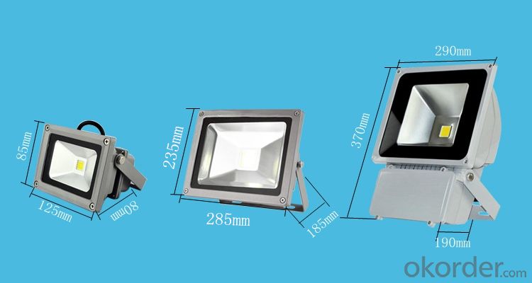 50W LED floodlight IP65 waterproof high quality with 3 years warranty