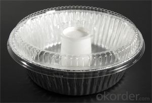 Aluminum foil container - pie pan container foil FOR FOOD 8011 FOIL