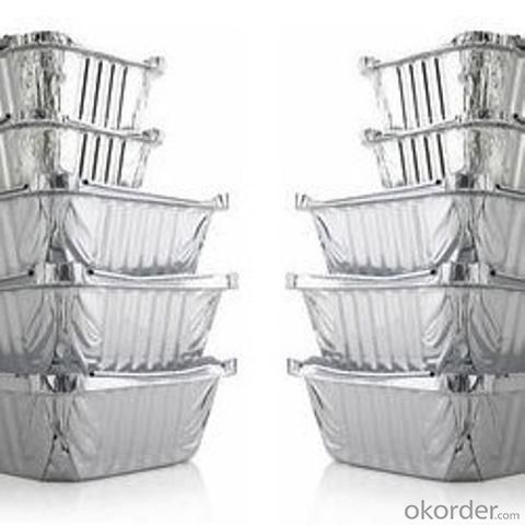 Aluminum foil container - pie pan FOR FOOD 8011 1235