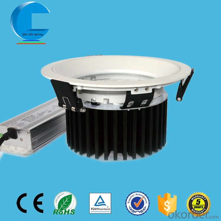 CREE led downlight 33W 43W 63W 84W with Mean Well driver use for high space illumination solution