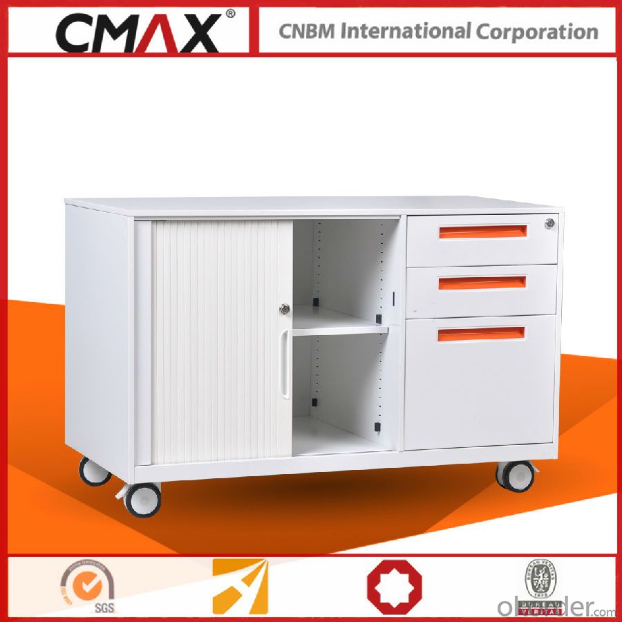 Office Steel Mobile Caddy Cabinet CMAX-RT-L-BBF