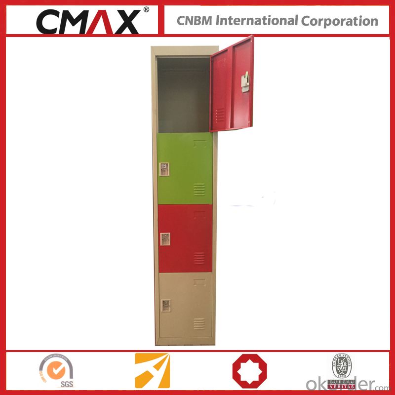 Steel Locker 4 Compartments Cmax-SL04-06